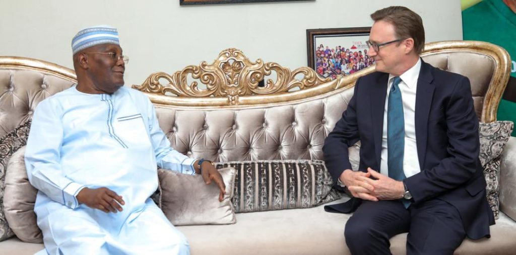 Atiku meets British High Commissioner in Abuja, sparks mixed reactions ahead of 2027