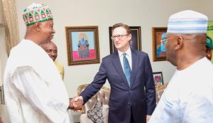 Atiku meets British commissioner.