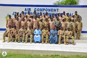 CAS fetes troops in Maiduguri on Easter day