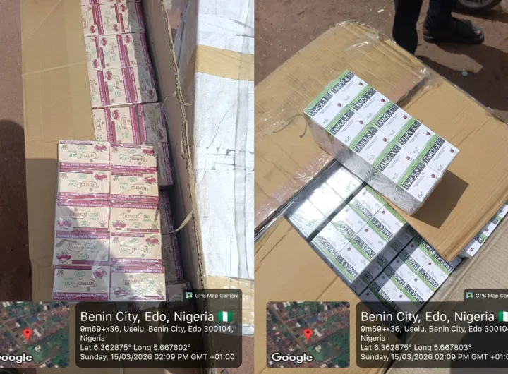 Customs seize ₦1bn tramadol, codeine hidden in Cargo along Benin Expressway