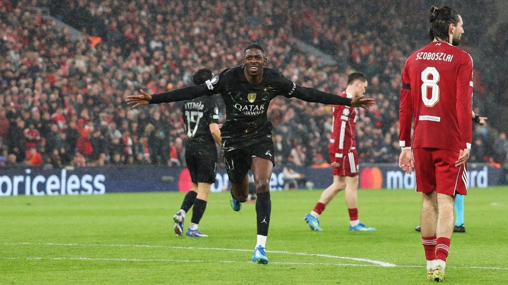 Dembele double sinks Liverpool as PSG, Atletico reach Champions League semi finals