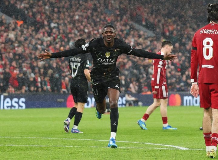 Dembele double sinks Liverpool as PSG, Atletico reach Champions League semi finals