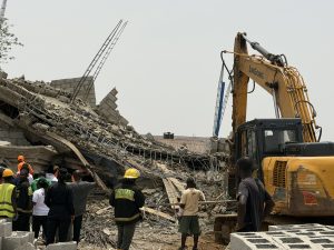 3-storey building collapses in Abuja, 8 workers rescued as police launch investigation