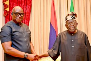 Fayose meets Tinubu in aso rock
