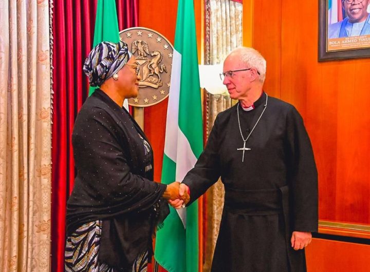 First Lady engages former Archbishop of Canterbury on interfaith dialogue
