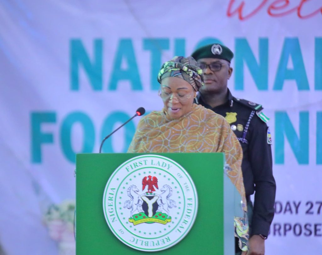 Remi Tinubu rolls out North East National Community Food Bank Programme 2 Nigerian First Lady, Oluremi Tinubu