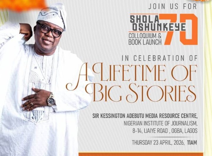 Haastrup, Osoba, others to honour Oshunkeye at 70