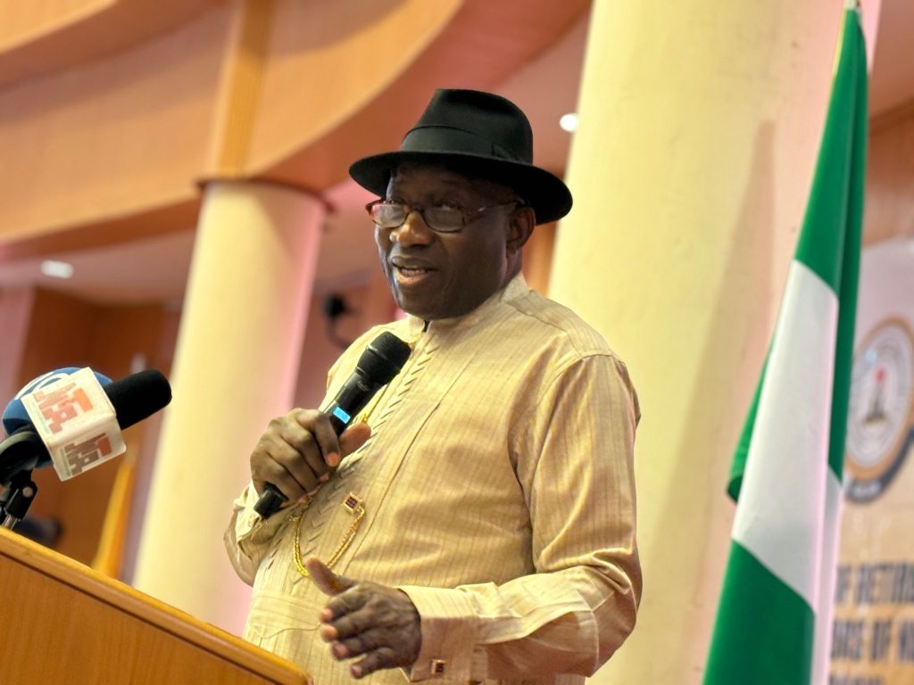Jonathan honours Gowon, ECOWAS founders at Retired Ambassadors’ award ceremony in Abuja 2 Former President Goodluck Jonathan