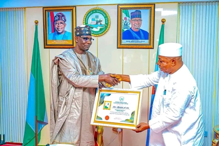 NAPTAN honours Governor Sule as Life Ambassador of Education, commends 36% budget allocation above UNESCO benchmark