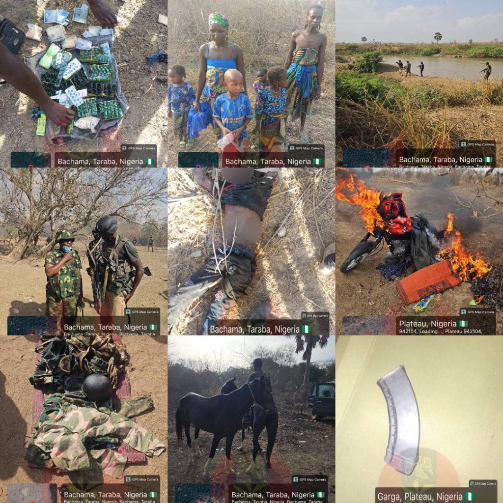 Nigerian Army intensifies onslaught on bandits, overruns camps, captures families, destroys logistics in Bauchi forest