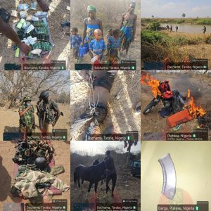 Nigerian Army intensifies onslaught on bandits, overruns camps, captures families, destroys logistics in Bauchi forest