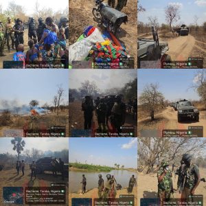 Nigerian Army intensifies onslaught on bandits, overruns camps, captures families, destroys logistics in Bauchi forest