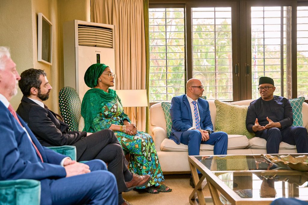 Peter Obi meets UK, EU, Canada, France diplomats in Abuja, holds talks on bilateral relations