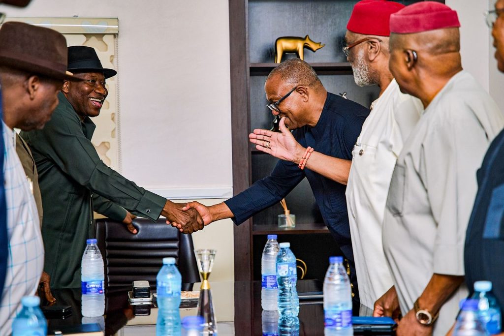 2027 race heats up as Obi, South-East leaders meet Jonathan over Nigeria’s future 2 2027 race heats up as Obi, South-East leaders meet Jonathan over Nigeria’s future