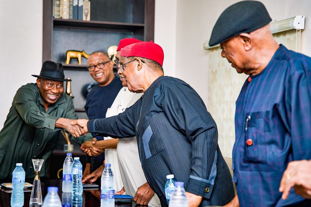 2027 race heats up as Obi, South-East leaders meet Jonathan over Nigeria’s future 3 2027 race heats up as Obi, South-East leaders meet Jonathan over Nigeria’s future