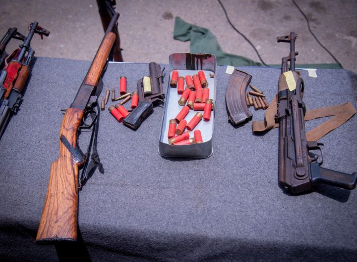 Police arrest 4 bandits, recover AK-47 rifles, ammunition