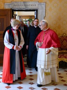 Pope Leo XIV meets first female Archbishop of Canterbury Sarah Mullally