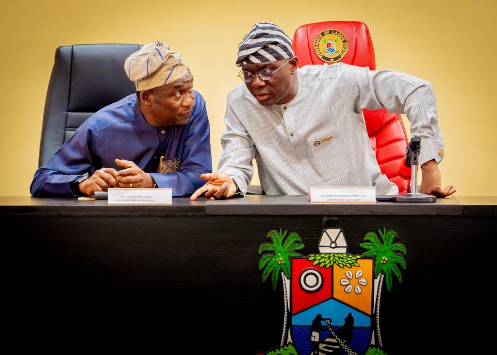 Sanwo-Olu backs Hamzat for Lagos governorship, says ‘he is undoubtedly the best man for the job’ 2 Lagos State Governor, Babajide Sanw-Olu and his Deputy, Obafemi Hamzat