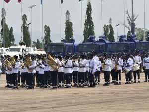 Shettima arrives at Eagle Square for National Police Day celebration
