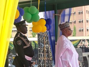 Shettima arrives at Eagle Square for National Police Da
