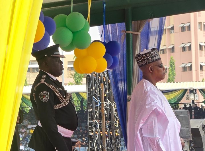 Shettima arrives at Eagle Square for National Police Day celebration