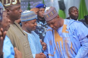 VP Shettima leads Speaker Abbas, others to wedding of Zulum’s children