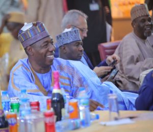 VP Shettima leads Speaker Abbas, others to wedding of Zulum’s children