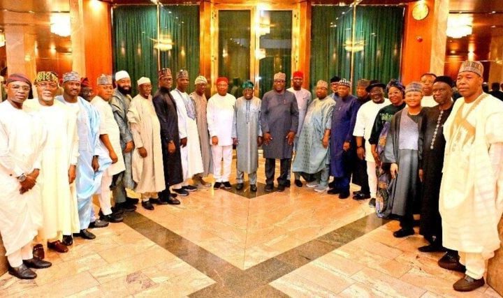 Tinubu meets APC governors, tasks them on peaceful conduct of primaries