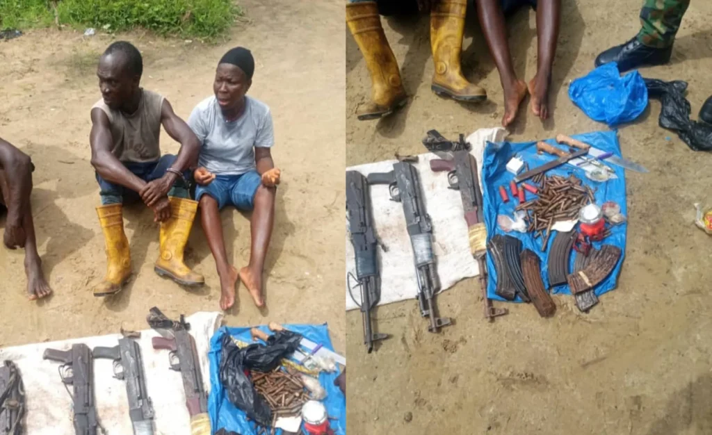 Troops recover arms, arrest suspects in swift operation