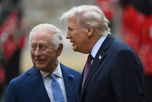 US President Donald Trump meets UK King Charles 11