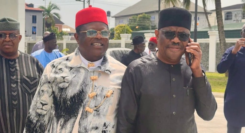 Wike, Akpabio, Umahi, Oshiomole pay final respects to Senator Mpigi in Rivers 2 Wike, Akpabio, Umahi, Oshiomole pay final respects to Senator Mpigi in Rivers