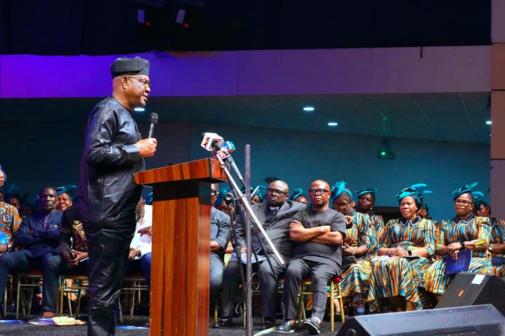 Wike announces Rivers coalition's N500m support for late Senator Mpigi's family