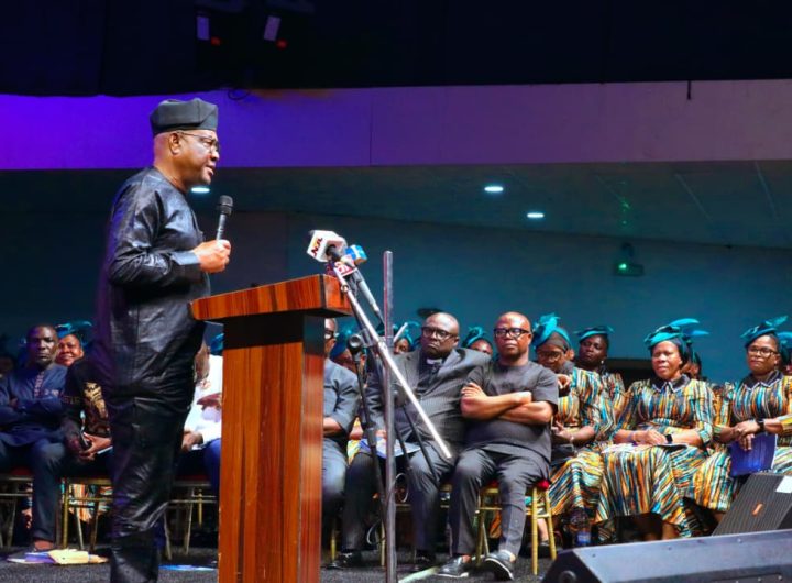 Wike announces Rivers coalition's N500m support for late Senator Mpigi's family