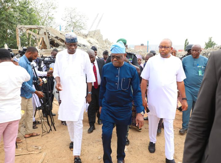 Jikwoyi building collapse: Wike orders arrest of owner, Govt takeover land for public use