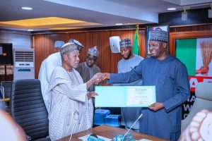 Yilwatda receives certificate of Return as APC National Chairman