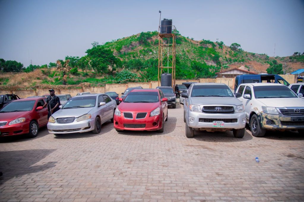 Police nab notorious armed robbery syndicate, recover 10 stolen vehicles in Kaduna