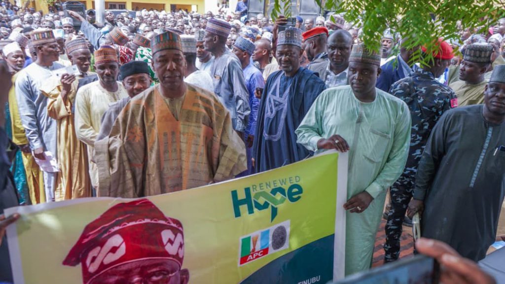 APC primary: Tinubu wins 100% in Zulum’s ward