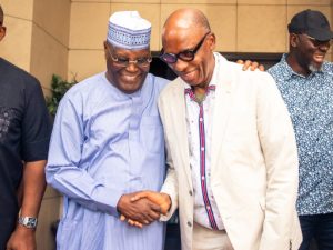 After securing ADC ticket, Atiku visits Amaechi, calls for solutions to Nigeria’s problems