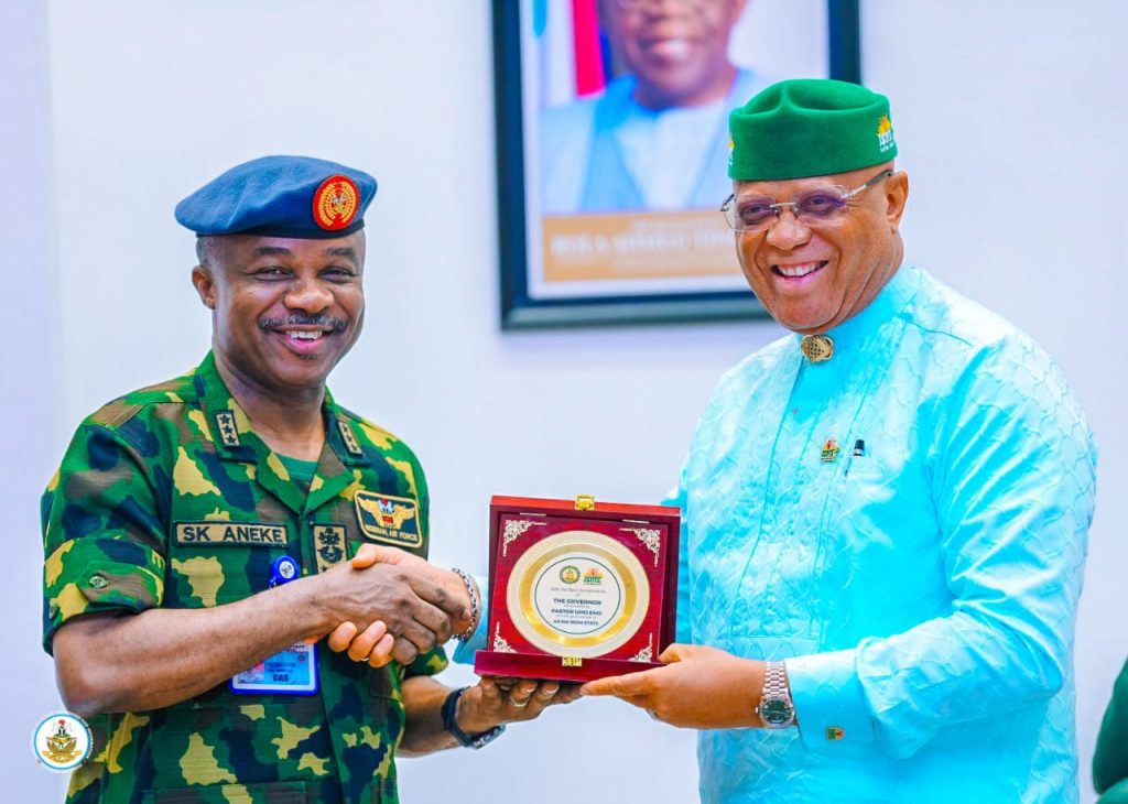 Akwa Ibom Governor Eno hails NAF's expanded security posture in Niger Delta