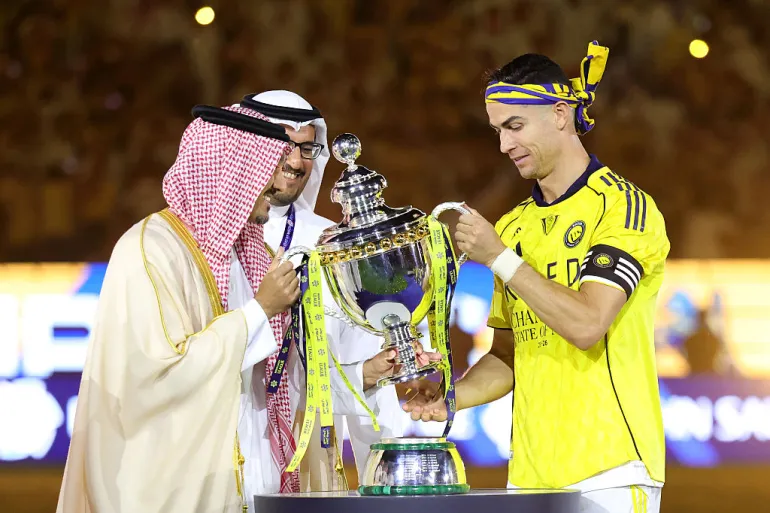 Cristiano Ronaldo of Al Nassr wins Saudi Arabia trophy