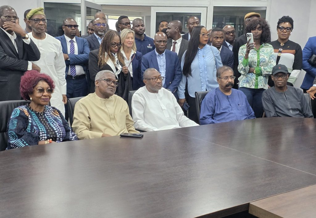 PHOTONews: Dangote hosts Otedola at Dangote Petroleum Refinery 3 Dangote hosts Otedola at Dangote Petroleum Refinery