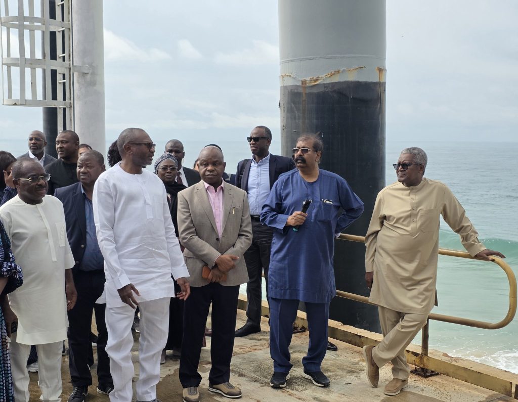 Dangote hosts Otedola at Dangote Petroleum Refinery
