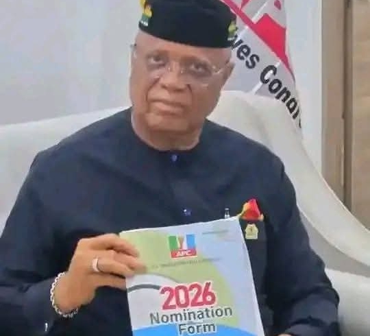 Eno begins re-election bid, submits APC nomination form