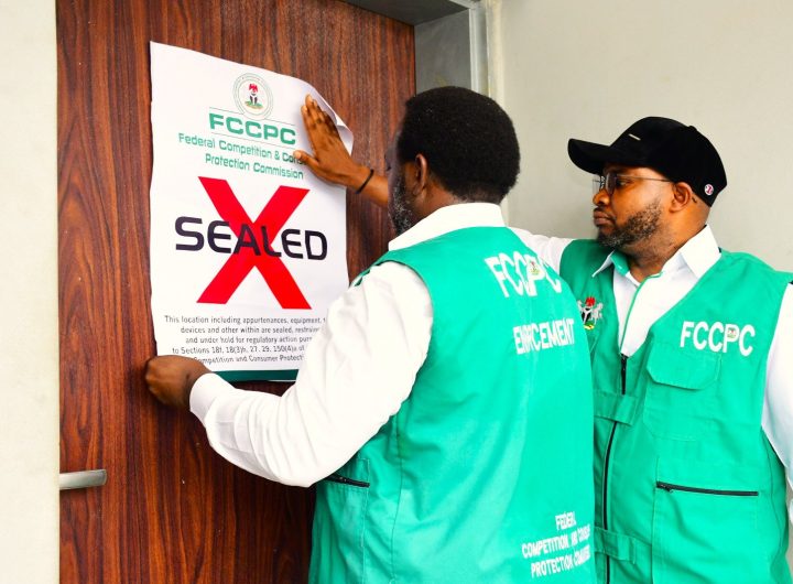 FCCPC seals offices of Ochacho Real Estate and TI’Bilon Construction in Abuja over non-compliance, consumer exploitation