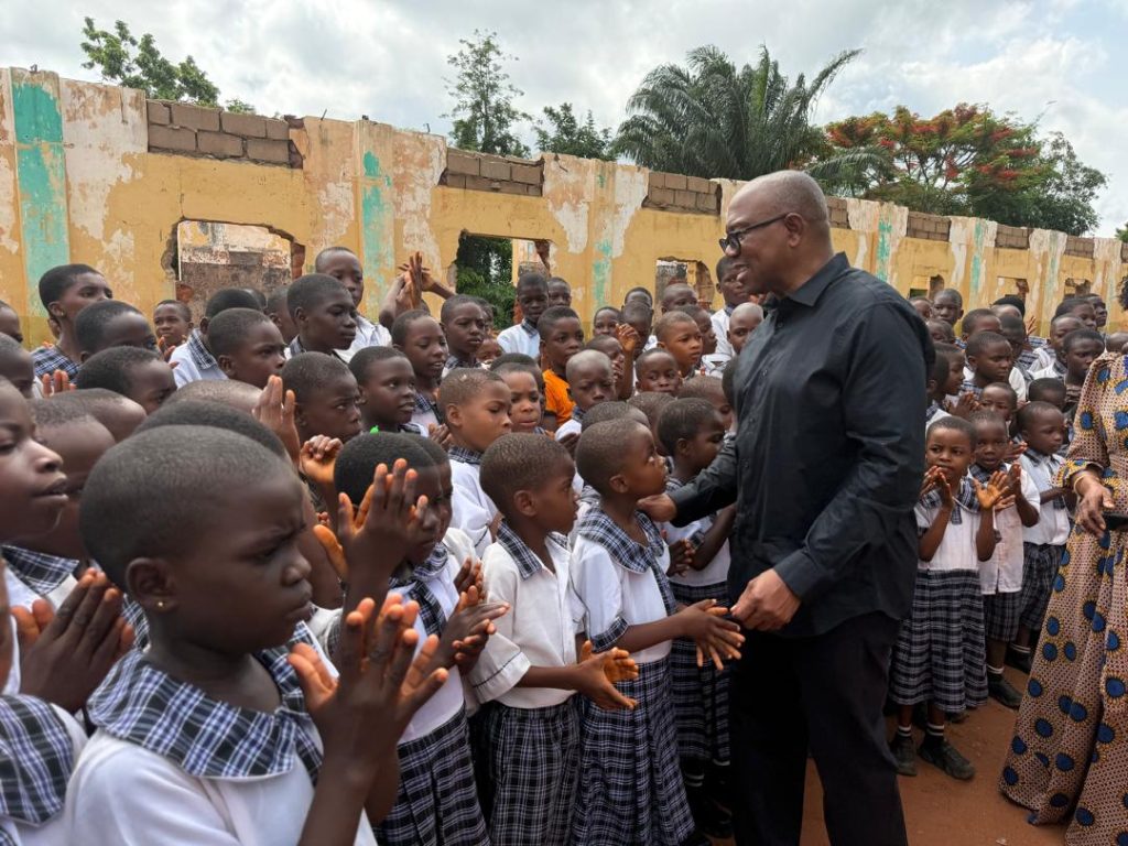 Peter Obi donates N10m for reconstruction of fire-damaged Agulu Primary School