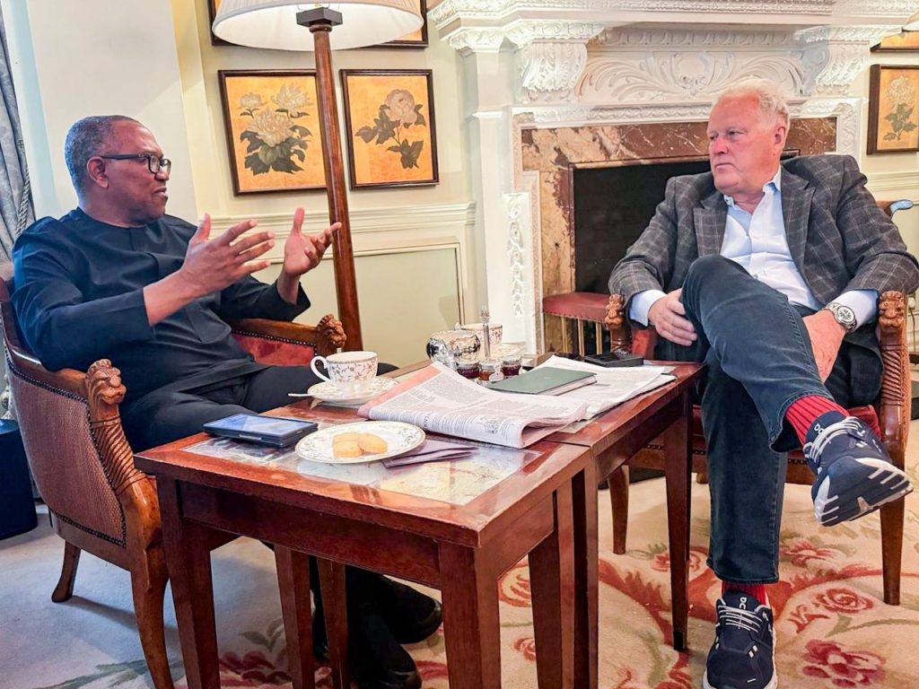 Peter Obi meets UK business stakeholders in London, seeks stronger support for Nigerian MSMEs