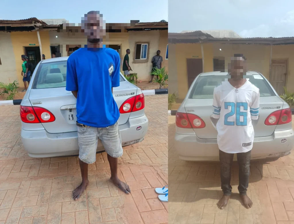 Police recover 3 stolen vehicles, live cartridges, arrest 2 armed robbers in Ogun