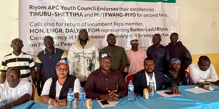 Riyom APC youths endorse Chollom for second term, back zoning arrangement