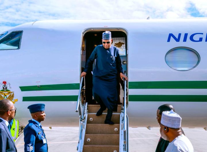 UPDATED: Shettima arrives in Cotonou for Benin Republic president's inauguration