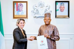 FG to boost humanitarian efforts as Shettima welcomes ICRC partnership in Nigeria